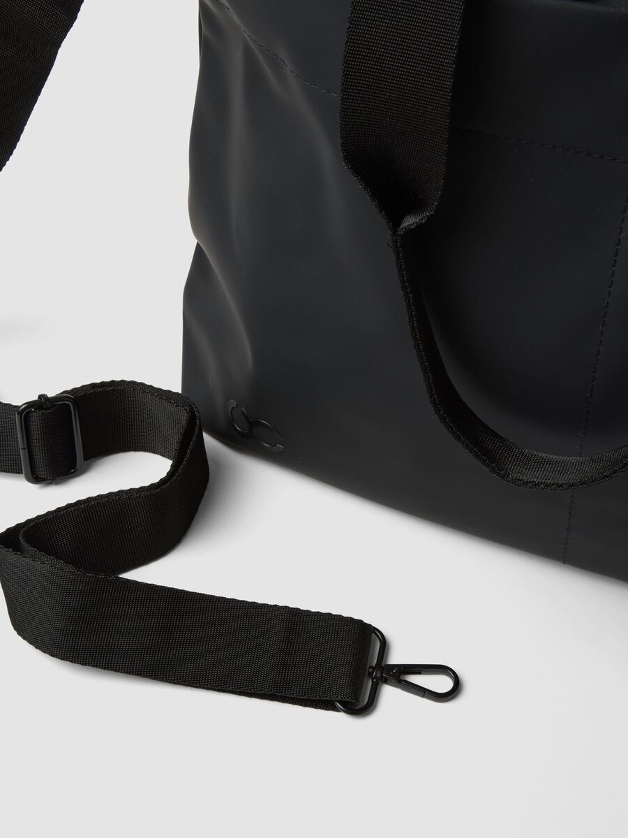 Black Handbag with Detachable Shoulder Strap_1