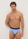 Pack of multicolour regular fit stretch cotton briefs_0