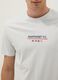 Light blue pure cotton T-shirt with front print_3