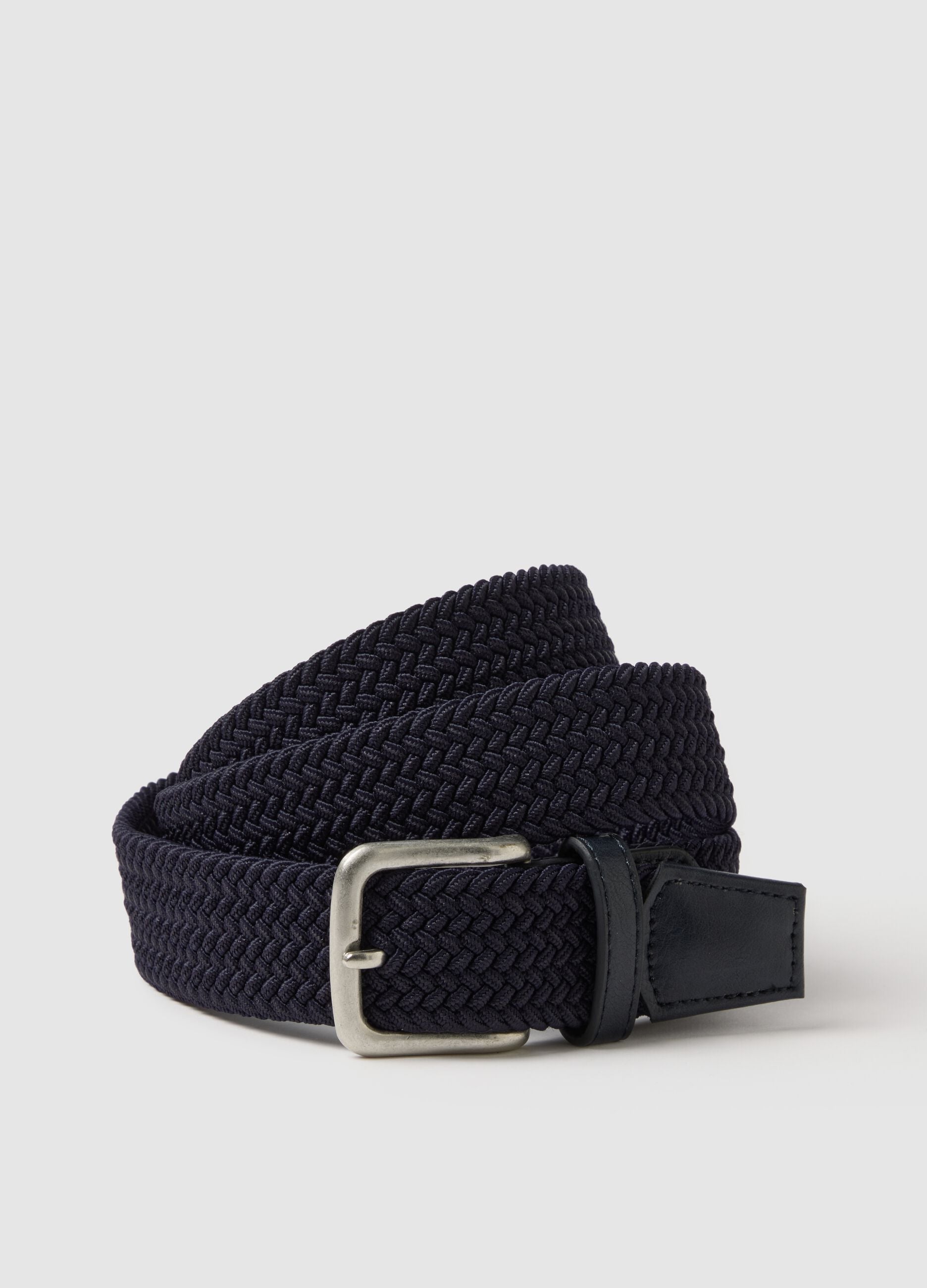 Blue Braided Belt