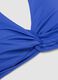 Blue stretch-fabric bikini top_5