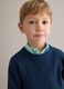 Children's regular fit blue crew neck pure cotton jumper_2