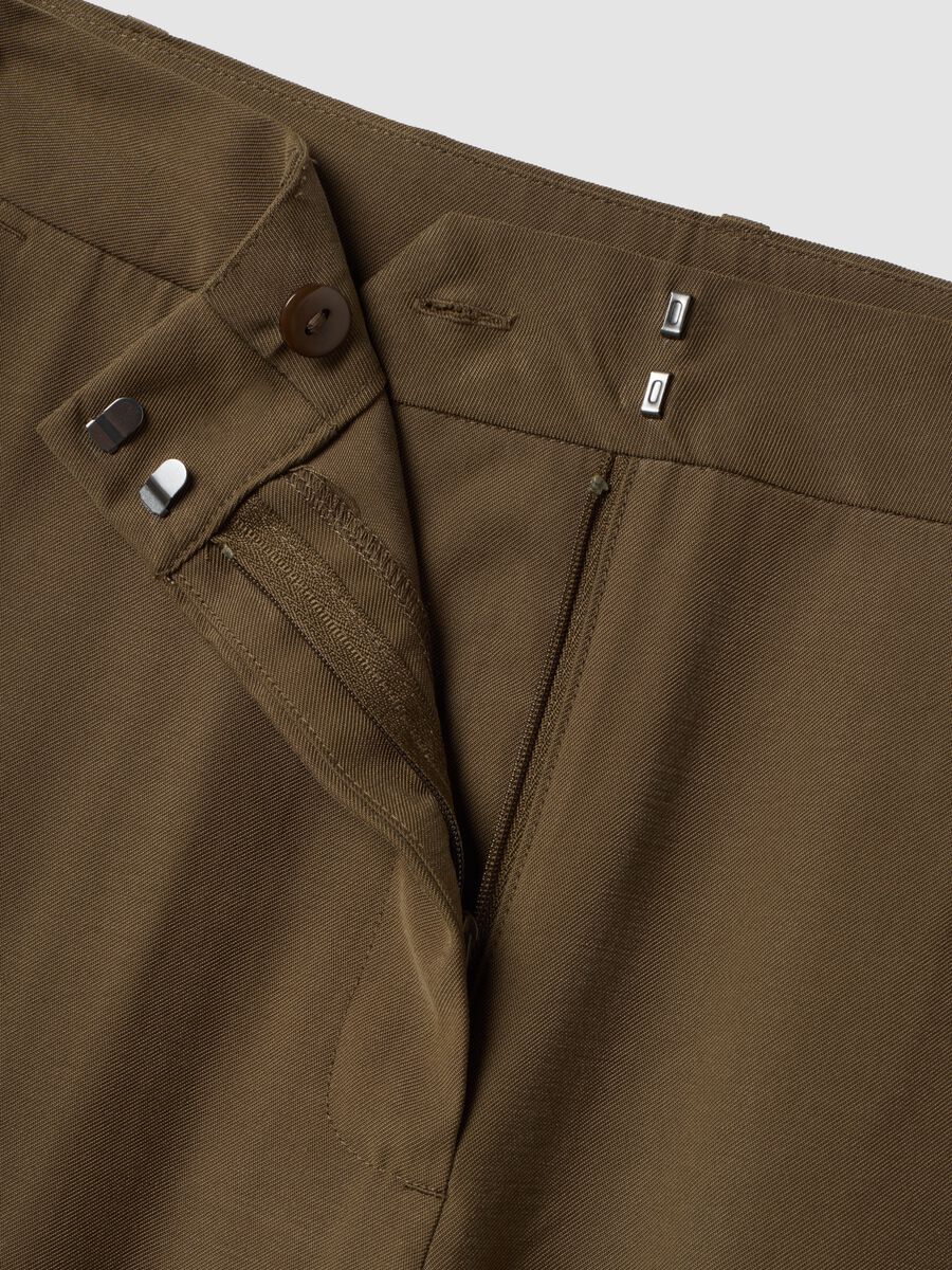 Green viscose-blend straight-leg trousers_6