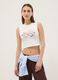 White regular-fit stretch cotton tank top with prints_2