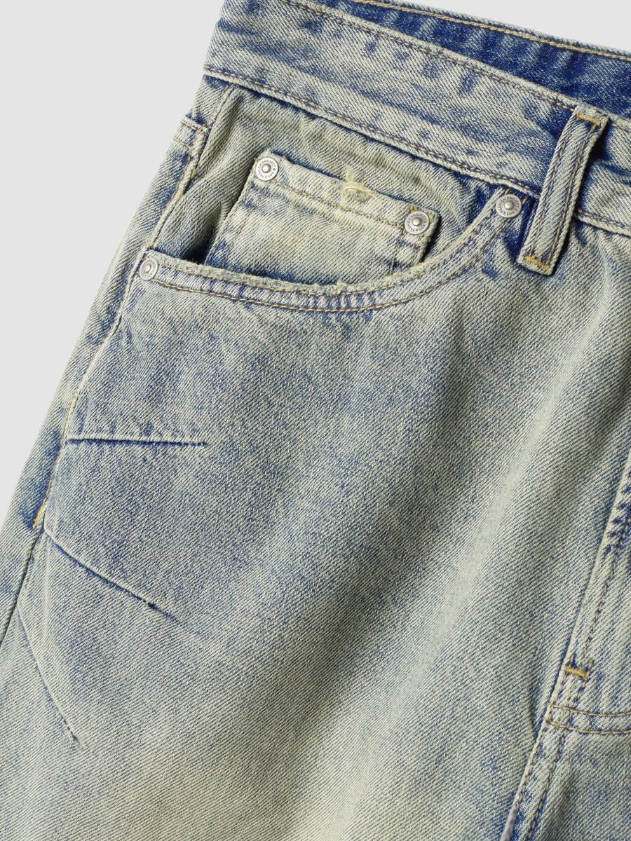 Vintage Light Blue Wide-Leg Denim_7