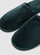Padded green slippers for home_2