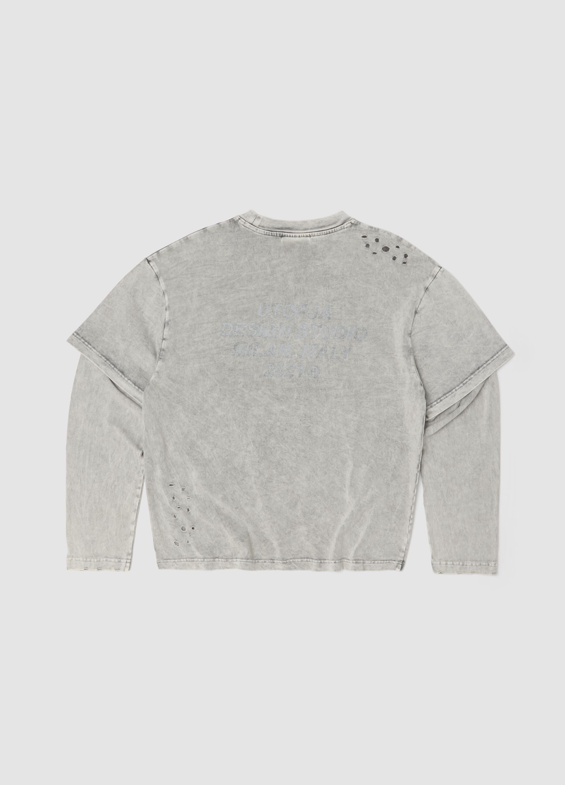 Washed Moonstone Double Longsleeve