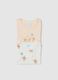 Baby Pack of Multicolor Bodysuits in Pure Cotton with Prints_3