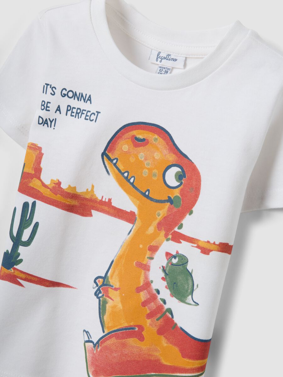 Bipack t-shirt in puro cotone multicolor da bimbo regular fit_2