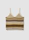 Multicolour pure cotton regular-fit knitted-texture top_5