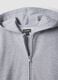 Grey hoodie in 100% organic cotton, regular fit, for boys_5