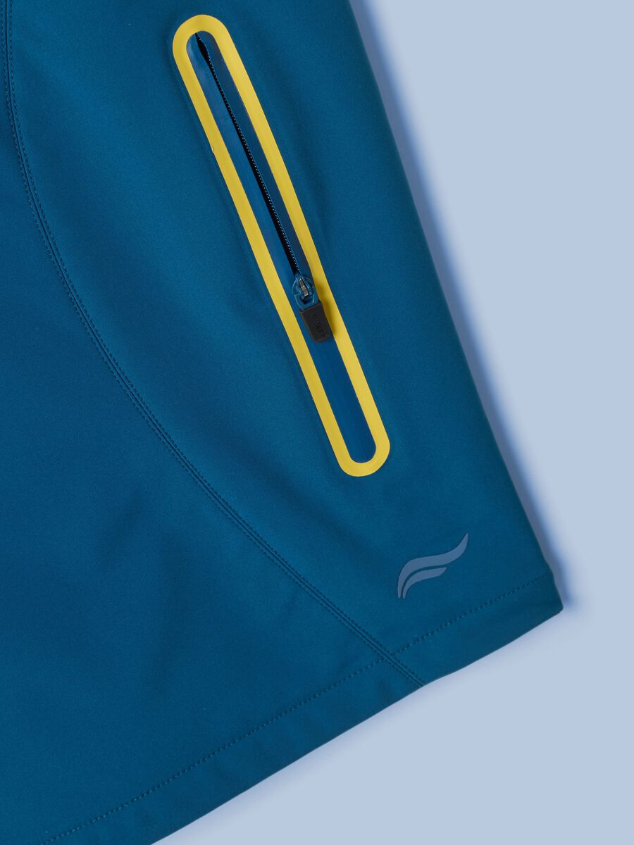 ALTAVIA SAILING blue windproof gilet in stretch fabric with zip_6