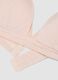 Pink triangle bra in stretch fabric with removable padding_5