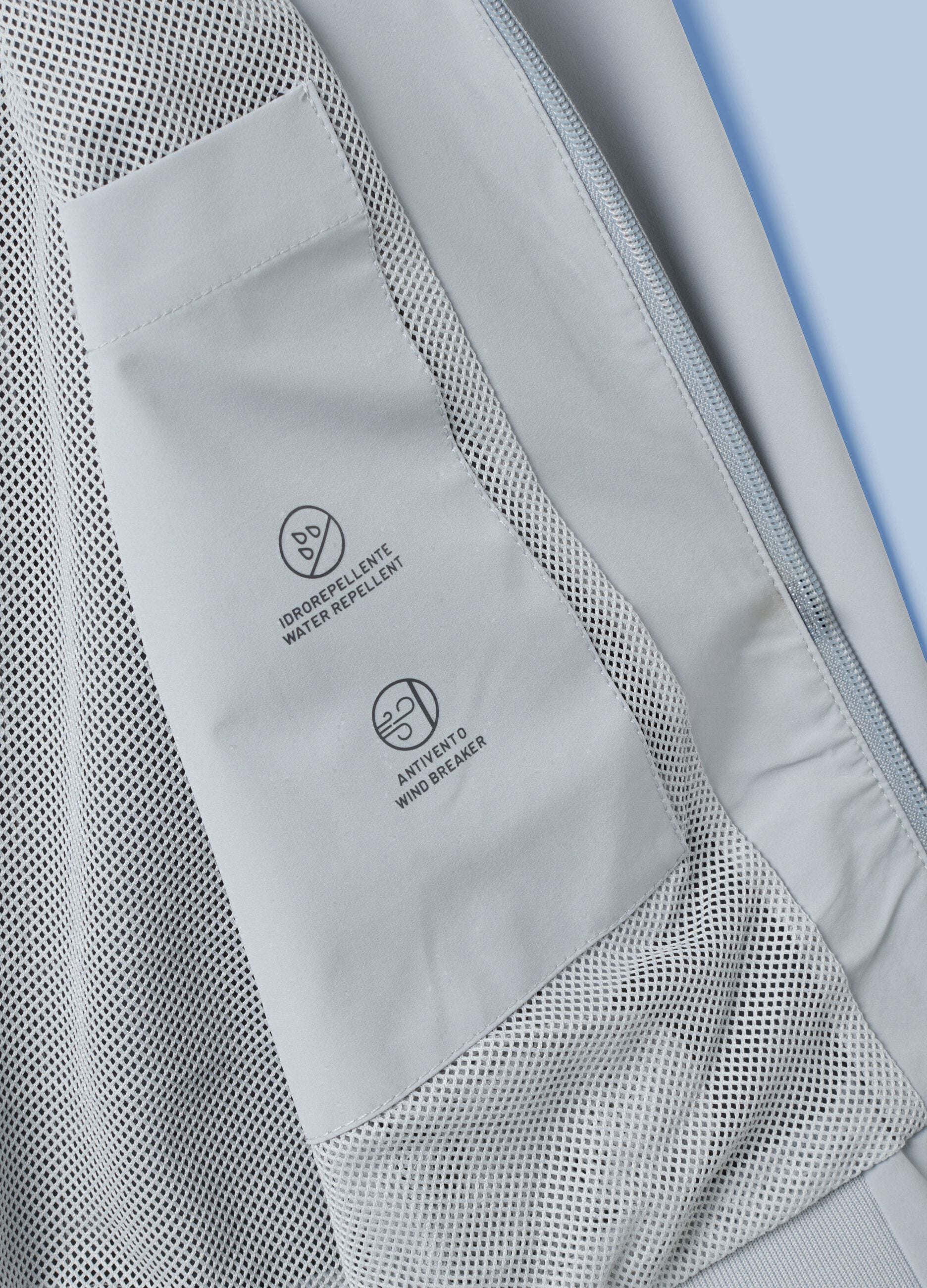 ALTAVIA SAILING grey windbreaker sports jacket with zip