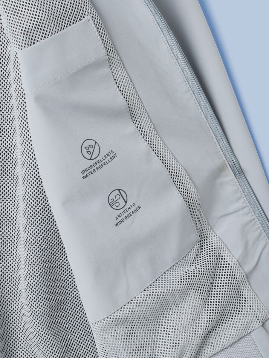 ALTAVIA SAILING grey windbreaker sports jacket with zip_5