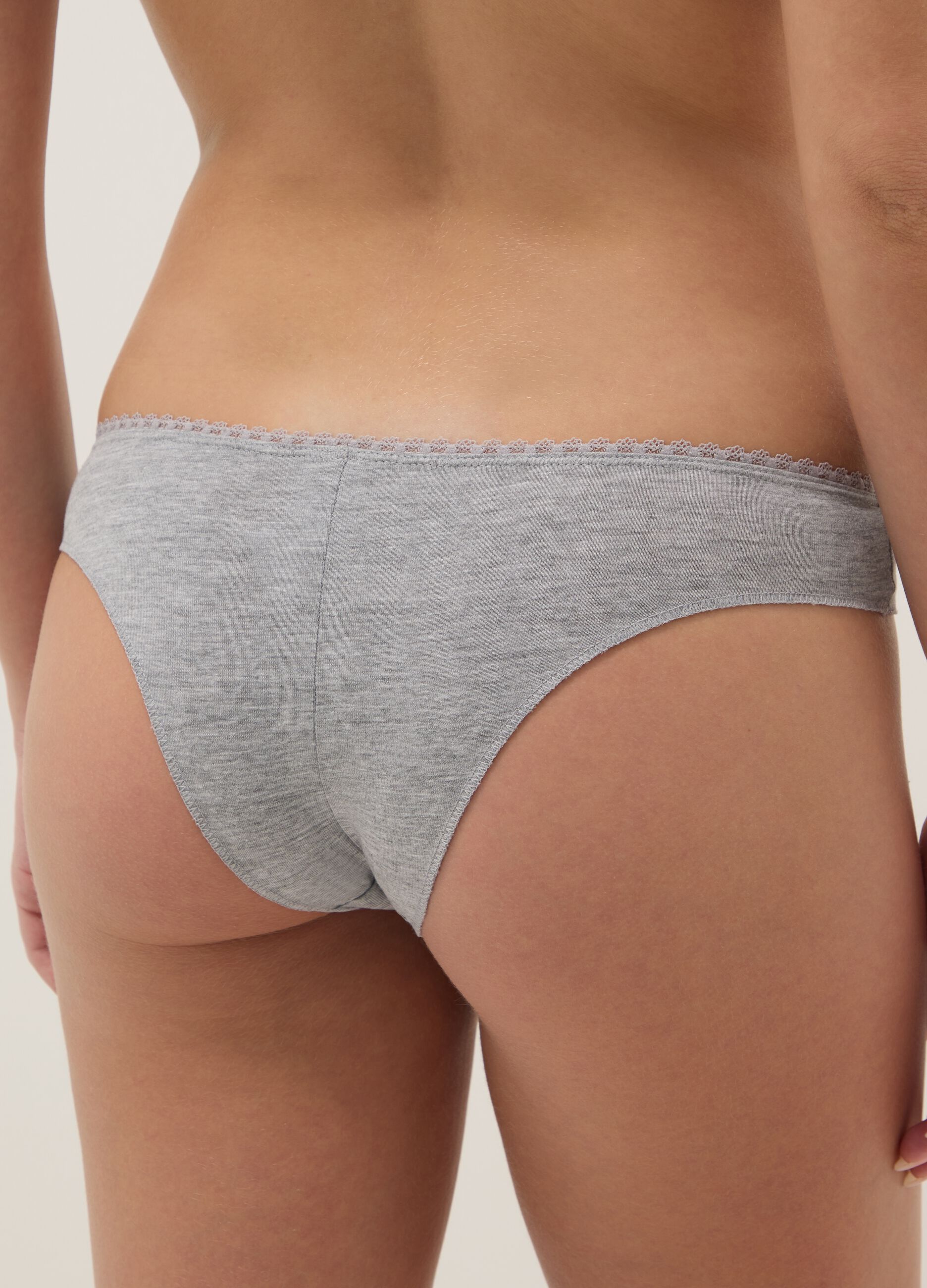 Multicolour Stretch Cotton Triple-Pack Briefs