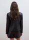 Black slim-fit blazer with classic lapels_3