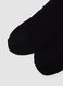 Three-pack of black long socks in pure cotton Fil d&rsquo;&Eacute;cosse_2