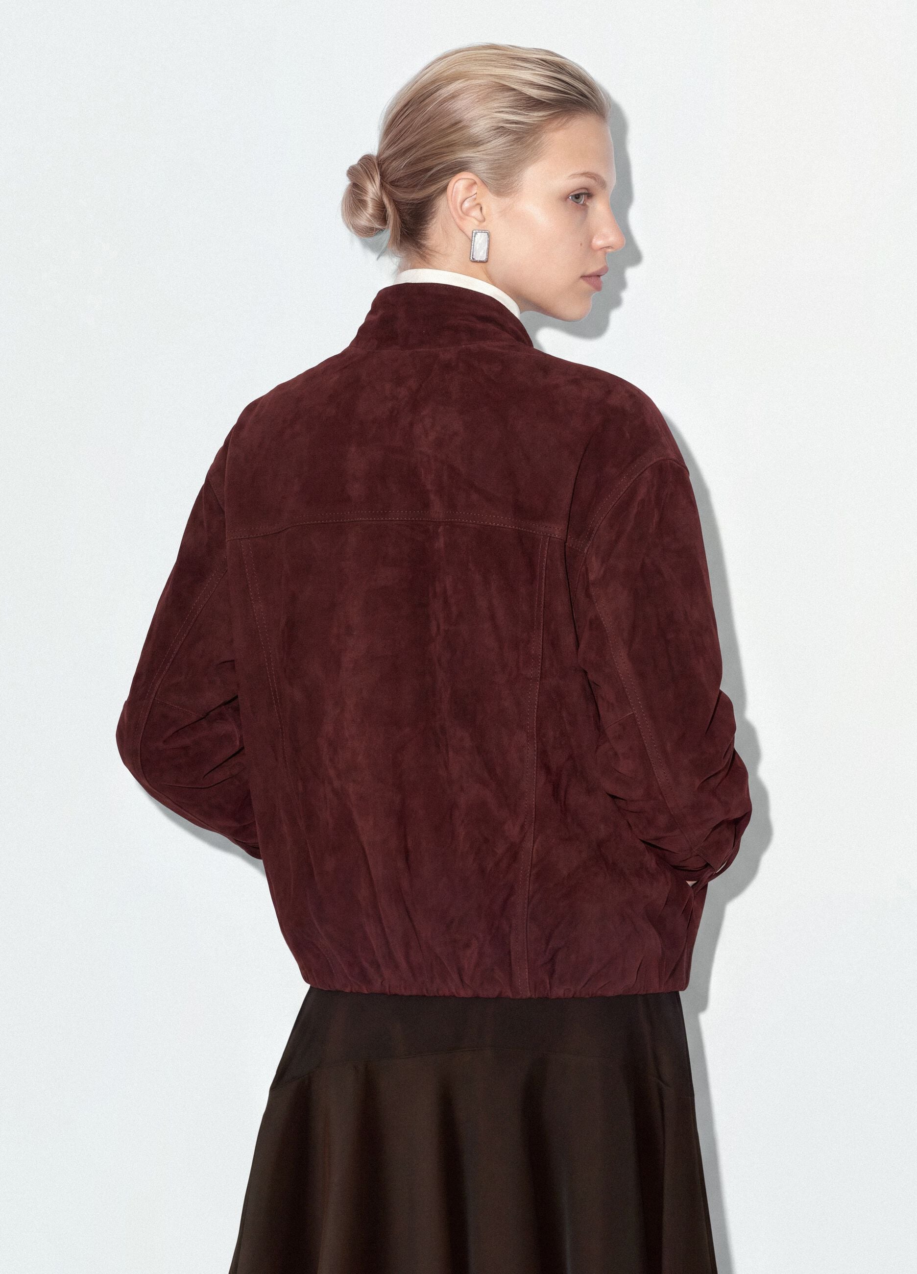 Red Genuine Leather Jacket &ndash; Regular Fit