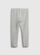 Stretch cotton m&eacute;lange leggings_1