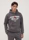 Grey cotton-blend hoodie with Chicago Bulls print_2