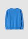 Blue pure wool long-sleeve regular-fit jumper_2
