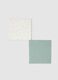 Multicolor pure cotton baby blankets twin pack_0