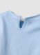 Light blue pure cotton set with T-shirt and leggings for girls, regular fit_3