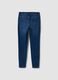 Blue skinny-fit stretch cotton-viscose jeans_5