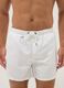 White swim shorts with elasticated waistband_1