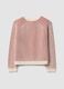 White pure cotton ribbed crew-neck cardigan_6
