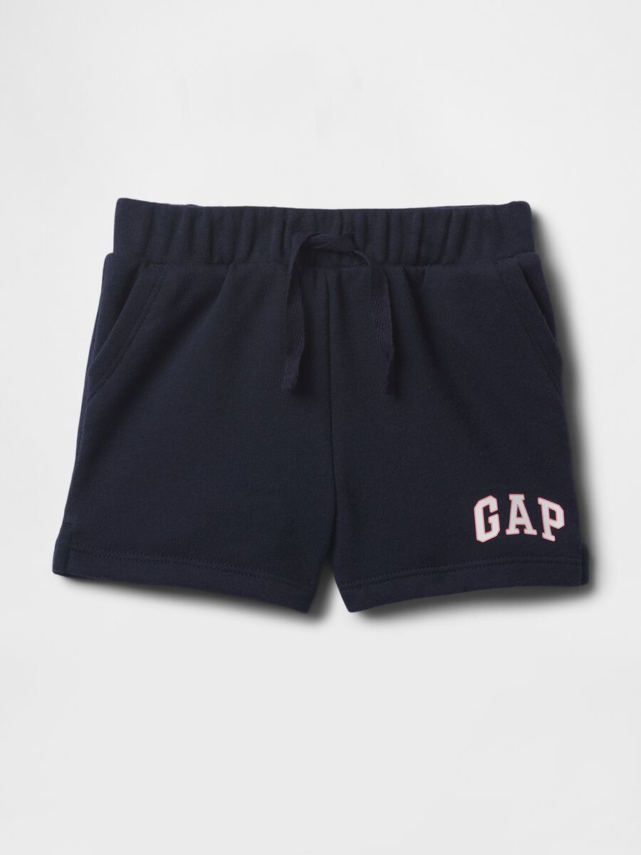 Shorts in misto cotone con logo GAP_0