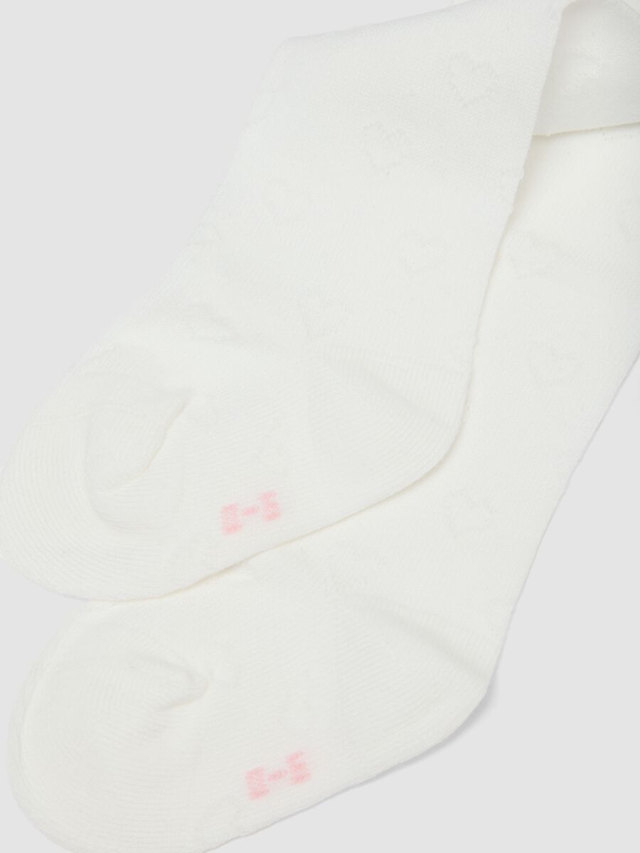 2-pack of pink organic stretch cotton tights_1