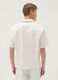 White linen-cotton blend shirt_3