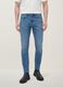 Light-wash slim-fit stretch cotton jeans_1