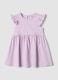 Girls&rsquo; pure cotton pink dress, regular fit with ruffles_0