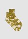 Multicolour Tie-dye Effect Elasticated Cotton Sports Socks_0
