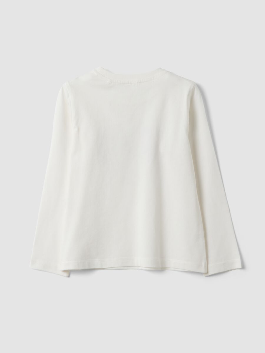 White pure organic cotton crew-neck T-shirt_1