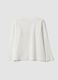White pure organic cotton crew-neck T-shirt_1