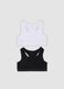 2-pack multicolour organic stretch cotton sports bras_1