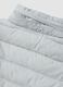 Grey Ultralight Padded Gilet with Zip and High Neck for Boys_3