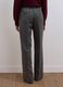 Grey wool-viscose blend flared trousers_2