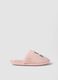 Soft Pink Backless Slippers_0