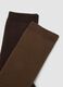 ALTAVIA STUDIO stretch cotton jersey brown socks (3-pack)_2