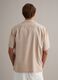 Beige pure-viscose shirt with bowling collar_3