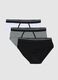 Tripack of multicoloured check pattern briefs in stretchy cotton with regular fit_4