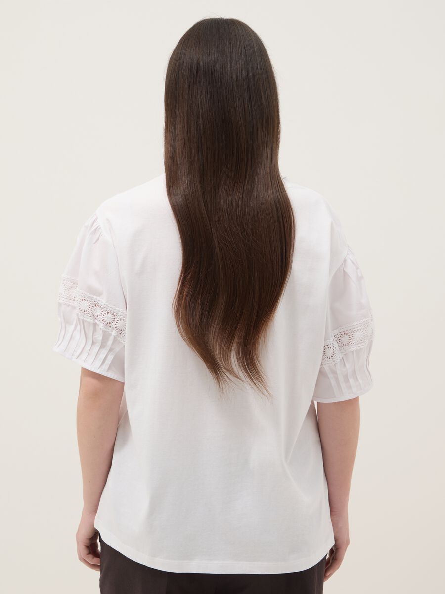 White pure cotton regular-fit T-shirt_3