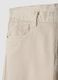 Beige pure cotton twill straight-fit jeans_5