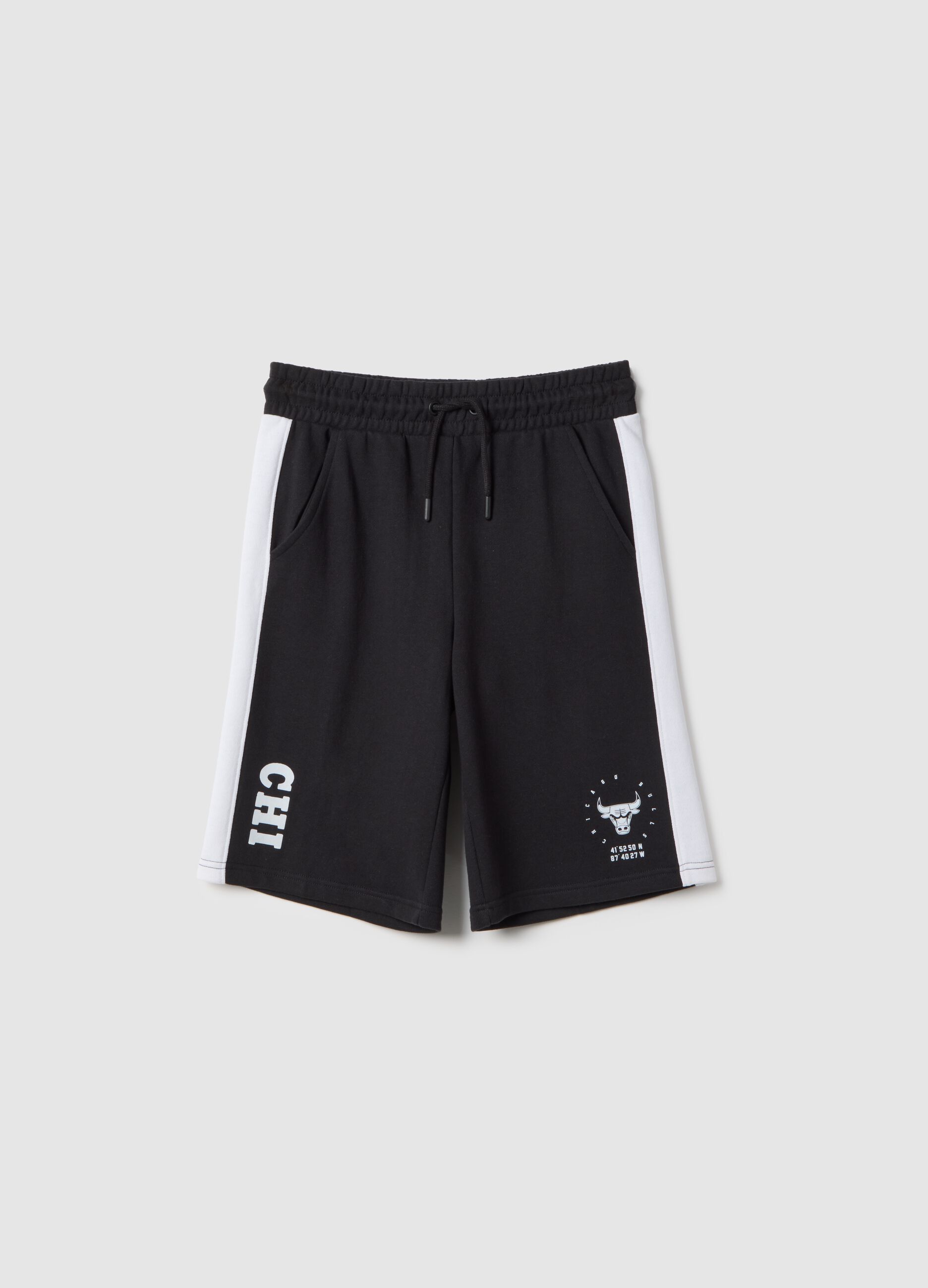 Black NBA Cotton Blend Shorts