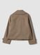 Brown wool and viscose blend coat_2